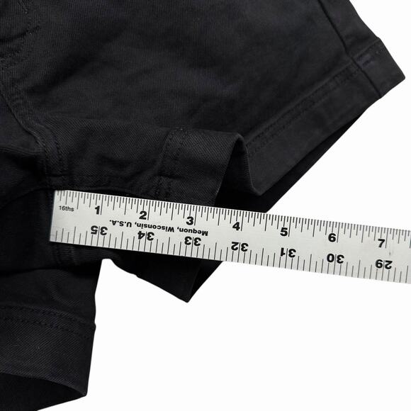 Everlane Women’s Black Chino Shorts High Rise Cotton Twill Sz 2 - Picture 4 of 7